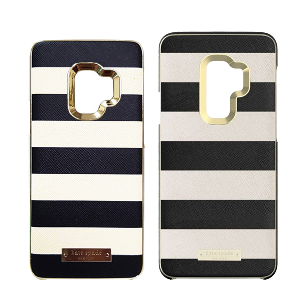 Original Samsung Official Galaxy S9 Kate Spade Black White Stripe Case Ebay